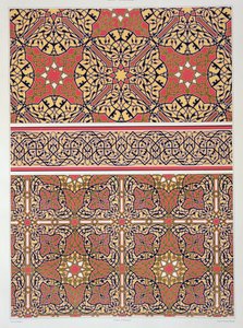 Deckenarabesken aus der Moschee von El-Bordeyny, aus 